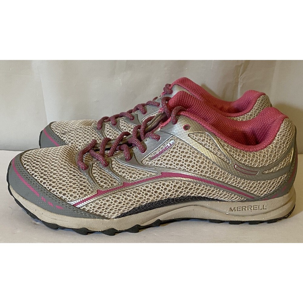 Merrell Mont Mavis Sneakers Trail Running Hiking Shoes Women’s Size 7 Pink Gray